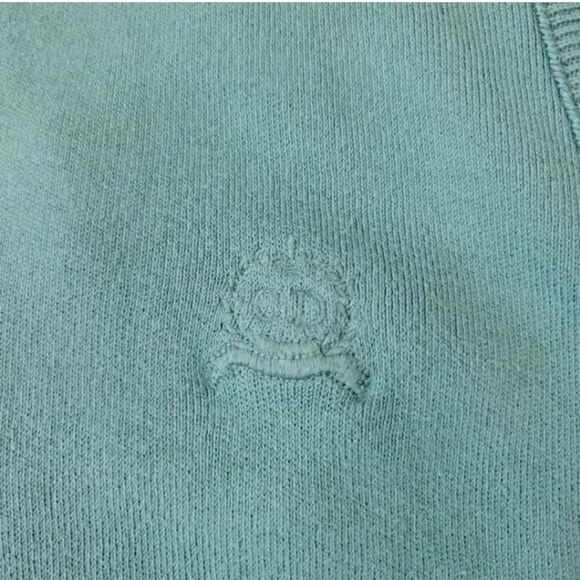 Vintage Christian Dior Sleeveless Knit Logo Sweater Vest in Sage Green Size L - Picture 9 of 12